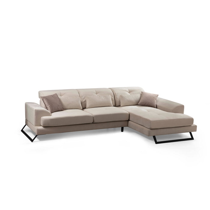 Atelier Del Sofa Frido Corner Right (L3+Chl) - Ecru Atelier Del Sofa Frido Corner Right (L3+Chl) - Ecru